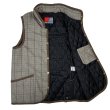 画像2: TWEED×QUILTING GILET  GREY-BEIGE (2)