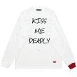 画像1: KISS ME DEADLY L/S  WHITE (1)