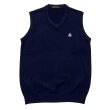 画像1: V-NECK SLIP OVER  NAVY (1)