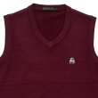 画像3: V-NECK SLIP OVER  BURGUNDY (3)