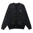 画像1: CHANGE BUTTONED CARDIGAN  BLACK (1)