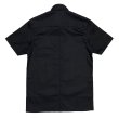 画像2: S/S BEAGLE COLLAR SHIRTS  BLACK (2)