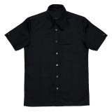画像: S/S BEAGLE COLLAR SHIRTS  BLACK