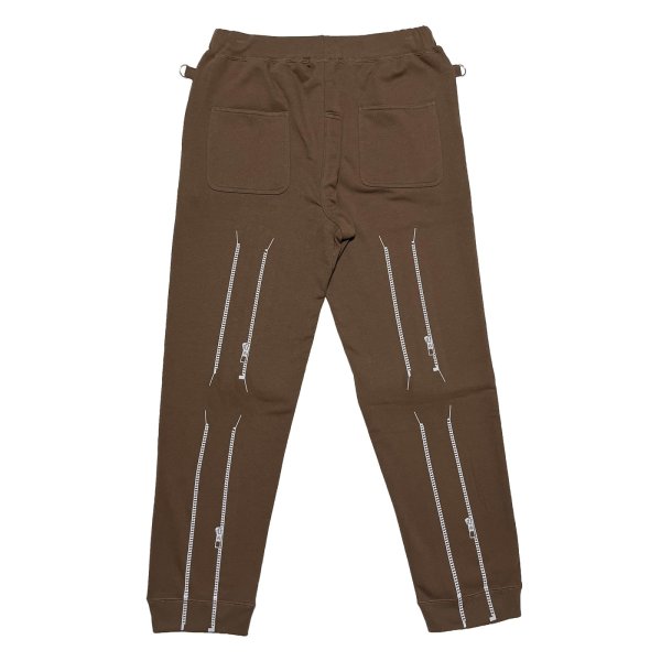 画像1: BONDAGE SWEAT BOTTOMS <BR>BROWN (1)