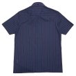 画像2: S/S BEAGLE COLLAR SHIRTS  NAVY (2)