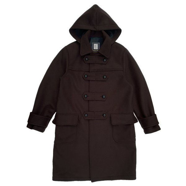 画像1: LOW DUFFLE COAT <BR>BROWN (1)