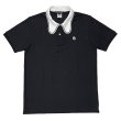 画像1: BEAGLE  POLO  BLK-WH (1)