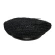 画像2: STRAW ARMY BERET  BLACK (2)