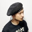 画像8: STRAW ARMY BERET <br>BLACK (8)