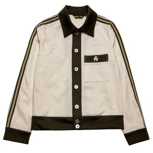 画像: BUTTON UP TRACK JACKET  IVORY