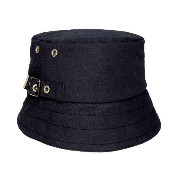 画像1: WAX-ish BUCKET HAT <br>CHARCOAL (1)