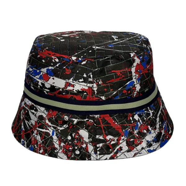 画像4: BUCKET HAT -reversible- <br>TRICOLOUR×BROWN (4)