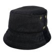 画像7: BUCKET HAT -reversible-  BLK-GREEN×CHARCOAL (7)
