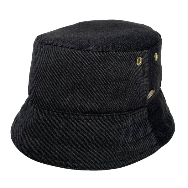 画像7: BUCKET HAT -reversible- <br>BLK-GREEN×CHARCOAL (7)
