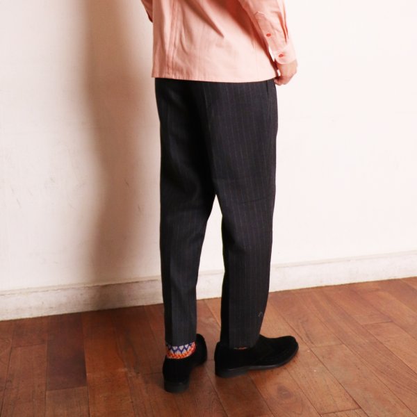 画像8: PEG TOP TROUSERS <br>CHARCOAL (8)