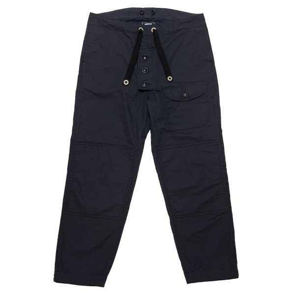 画像1: WAX-ish ROYAL NAVY TROUSERS <br>CHARCOAL(D.NAVY) (1)