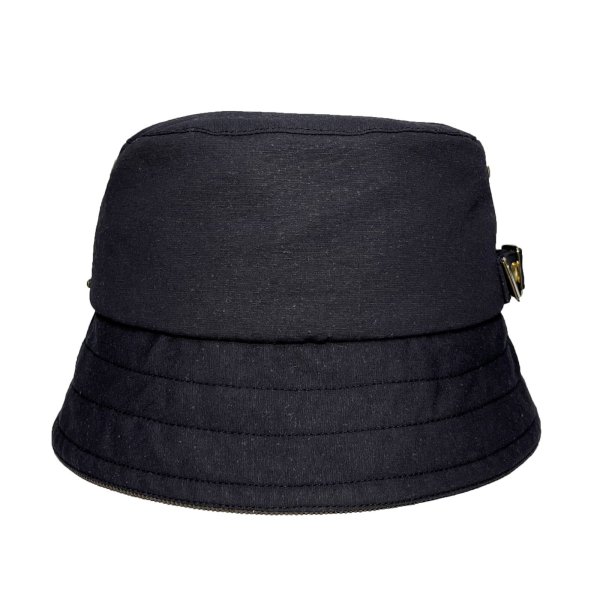 画像6: WAX-ish BUCKET HAT <br>CHARCOAL (6)