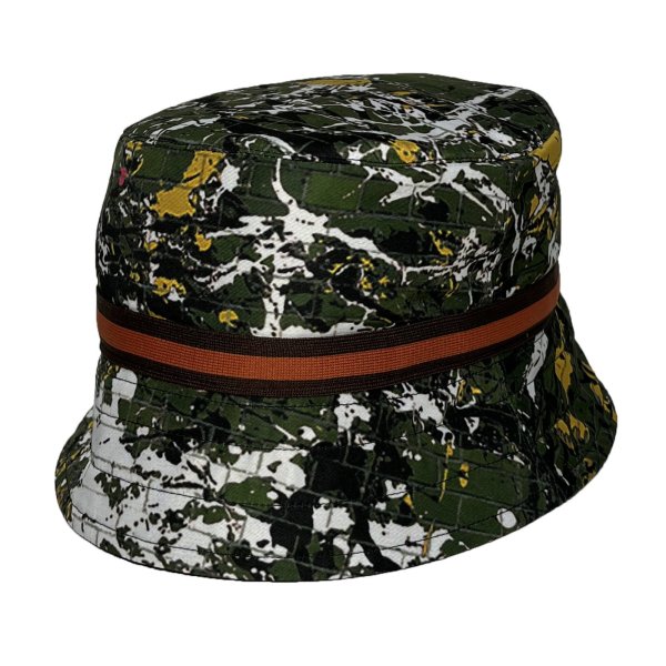 画像2: BUCKET HAT -reversible- <br>BLK-GREEN×CHARCOAL (2)