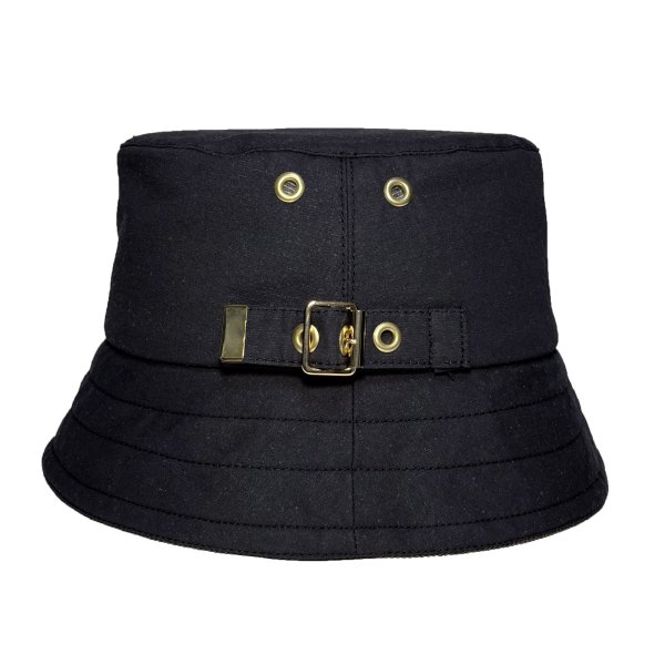 画像4: WAX-ish BUCKET HAT <br>CHARCOAL (4)