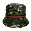 画像5: BUCKET HAT -reversible-  BLK-GREEN×CHARCOAL (5)