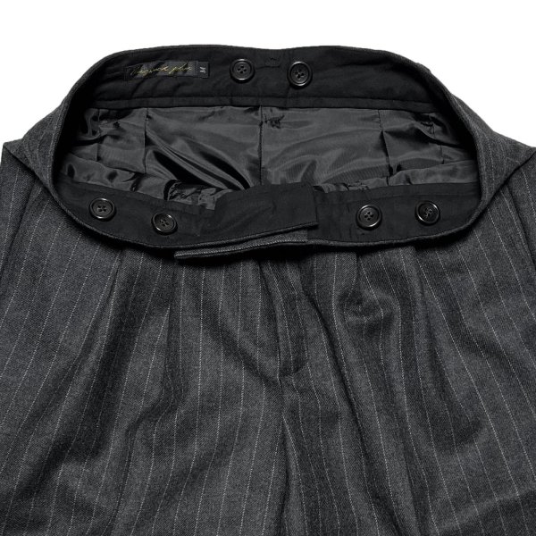 画像4: PEG TOP TROUSERS <br>CHARCOAL (4)