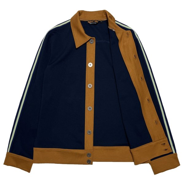 画像2: BUTTON UP TRACK JACKET <br>NAVY (2)