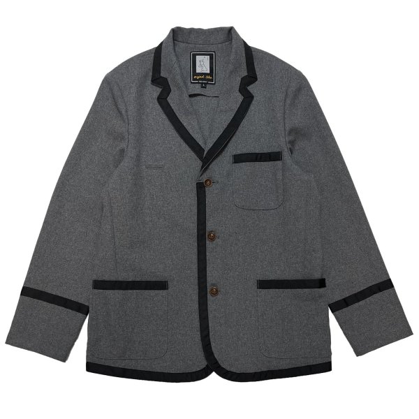 画像1: RELAXING SCHOOL BLAZER <br>GREY (1)