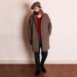 画像11: BIRDS-EYE TWEED COAT  BROWN-BEIGE (11)