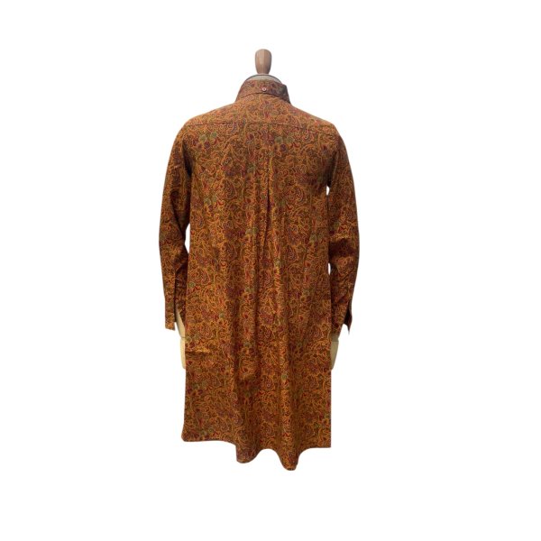 画像6: BEAGLE SHIRTS DRESS <BR>PAISLEY ORANGE (6)