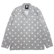画像2: 【26SS PRE-ORDER_３月予定】COVERED BUTTON OPEN COLLAR SHIRTS (2)
