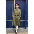 画像7: BEAGLE SHIRTS DRESS  PAISLEY OLIVE (7)