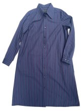 画像: BEAGLE SHIRTS DRESS  STRIPE NAVY