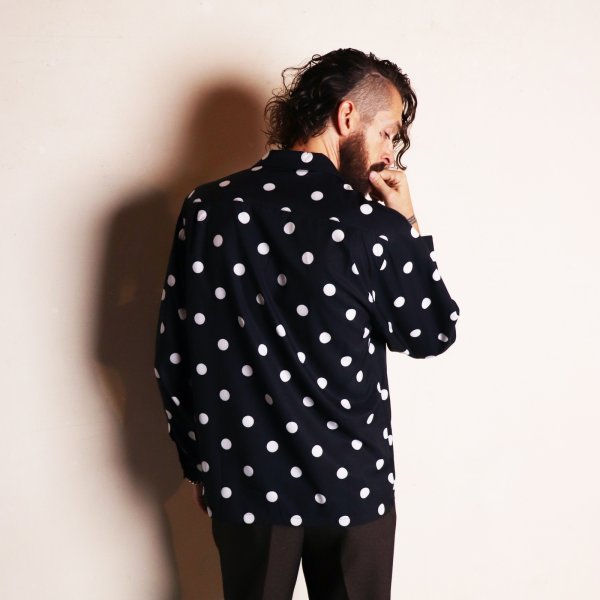 画像12: 【26SS PRE-ORDER_３月予定】COVERED BUTTON OPEN COLLAR SHIRTS (12)