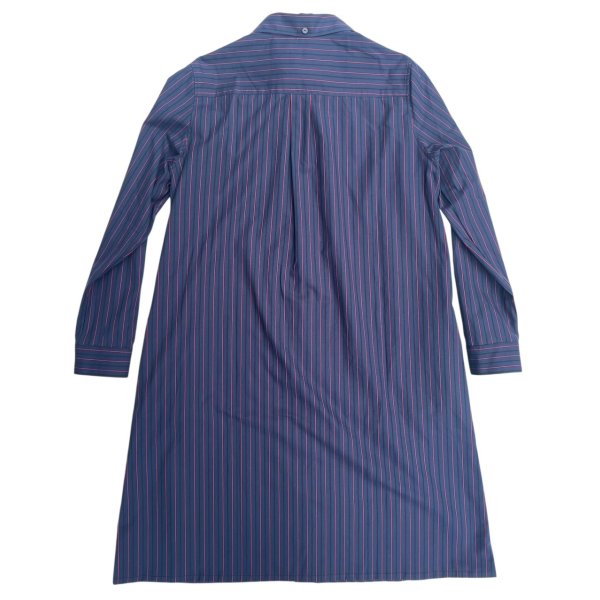 画像2: BEAGLE SHIRTS DRESS <BR>STRIPE NAVY (2)