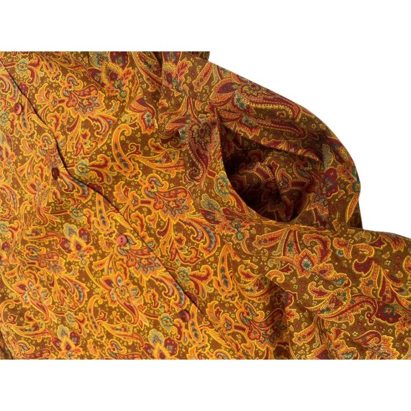 画像4: BEAGLE SHIRTS DRESS <BR>PAISLEY ORANGE (4)